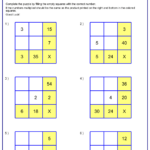 Multiplication Squares Worksheet Maker Edu Games