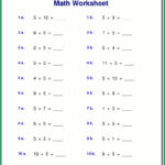 Multiplication Table Worksheet For Grade 5 Worksheet Resume
