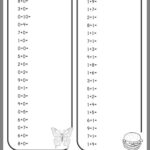 Multiplication Timed Test Printable 0 2 Jack Cook S Multiplication