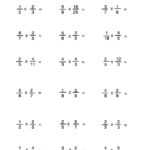 Multiplication Times Tables And Cross Multiplying Fractions Free