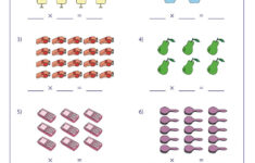Multiplication Using Arrays Worksheet