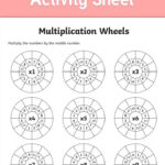 Multiplication Wheels Worksheet Multiplication Wheel Multiplication
