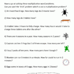 Multiplication Word Problem Area 2nd Grade