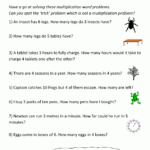 Multiplication Word Problem Area 2nd Grade