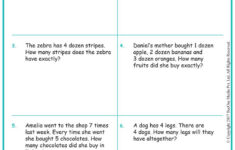 Multiplication Word Problems Grade 3 Math Worksheet Free Math