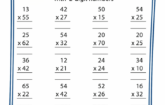 Multiplication Worksheet 2 Digit Times 2 Digit 2 KidsPressMagazine