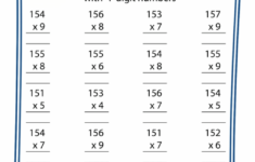 Multiplication Worksheet 3 Digit By 1 Digit 4 KidsPressMagazine