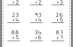 Multiplication Worksheets 2 Digit Profe Recursos