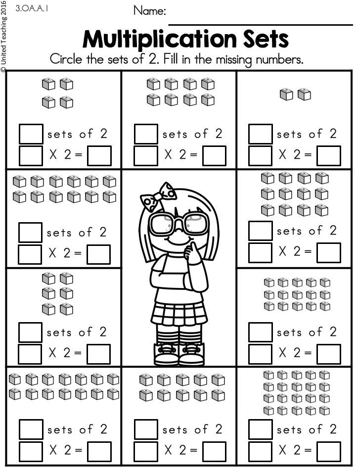 Multiplication Worksheets 2 Times Tables Multiplication Teaching 