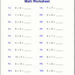 Multiplication Worksheets 4S PrintableMultiplication