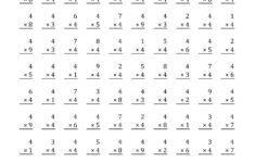 Multiplication Worksheets 4s Times Tables Worksheets