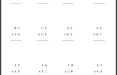 Multiplication Worksheets 6Th Grade Pdf PrintableMultiplication