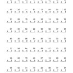 Multiplication Worksheets 6Th Grade PrintableMultiplication