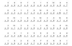 Multiplication Worksheets 8S PrintableMultiplication