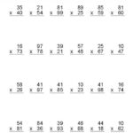 Multiplication Worksheets Dynamically Created Multiplication