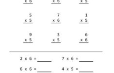 Multiplication Worksheets For Grade 2 3 20 Sheets Pdf Year 2 3 4