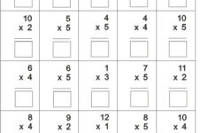 Multiplication Worksheets Multiply Numbers By 1 To 5 Multiplication