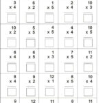 Multiplication Worksheets Multiply Numbers By 1 To 5 Multiplication