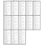 Multiplication Worksheets Up To 12X12 PrintableMultiplication