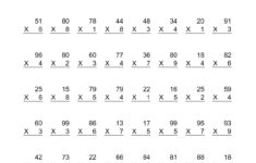 Multiplication Worksheets X3 PrintableMultiplication