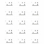 MultiplicationMadness Worksheet Practice For 2 Digit By 1 Digit