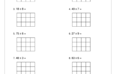Multiply A 2 digit Number By 1 digit 3C7 Arithmetic Paper Practice