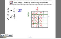 Multiply A Fraction By Fraction Using An Area Model 2 YouTube