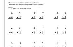 Multiply By 2 Worksheets Activity Shelter