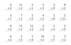 Multiply By 2 Worksheets Activity Shelter