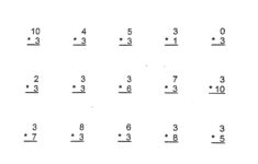 Multiply By 3 Worksheets Activity Shelter