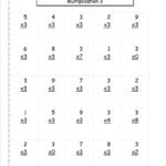 Multiply By 3 Worksheets Printable Activity Shelter