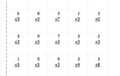 Multiply By 3 Worksheets Printable Activity Shelter