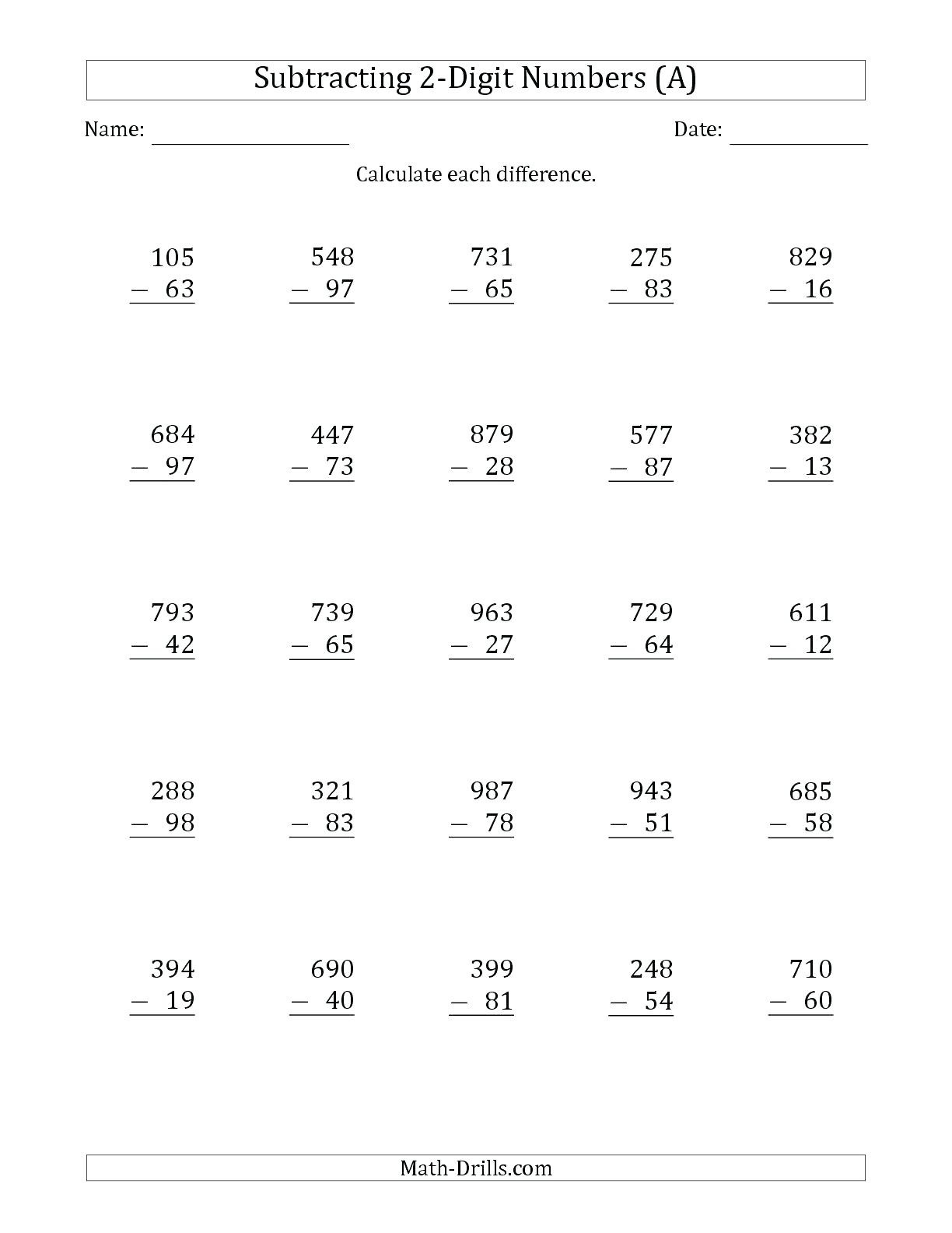 Partial Products Multiplication 4th Grade Worksheets Multiplication