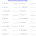 Multiplying And Dividing With Significant Digits Worksheets Chemistry