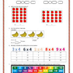 Multiplying By 4 Worksheet