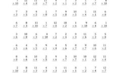 Multiplying By Anchor Facts 0 1 2 3 4 5 6 7 And 10 Other Factor