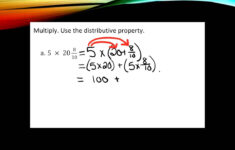Multiplying Fractions With The Distributive Property YouTube