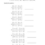 Need Practice With Matrix Operations Print Out This Worksheet And