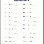 New 3 Times Table Worksheets To Print Activity Shelter