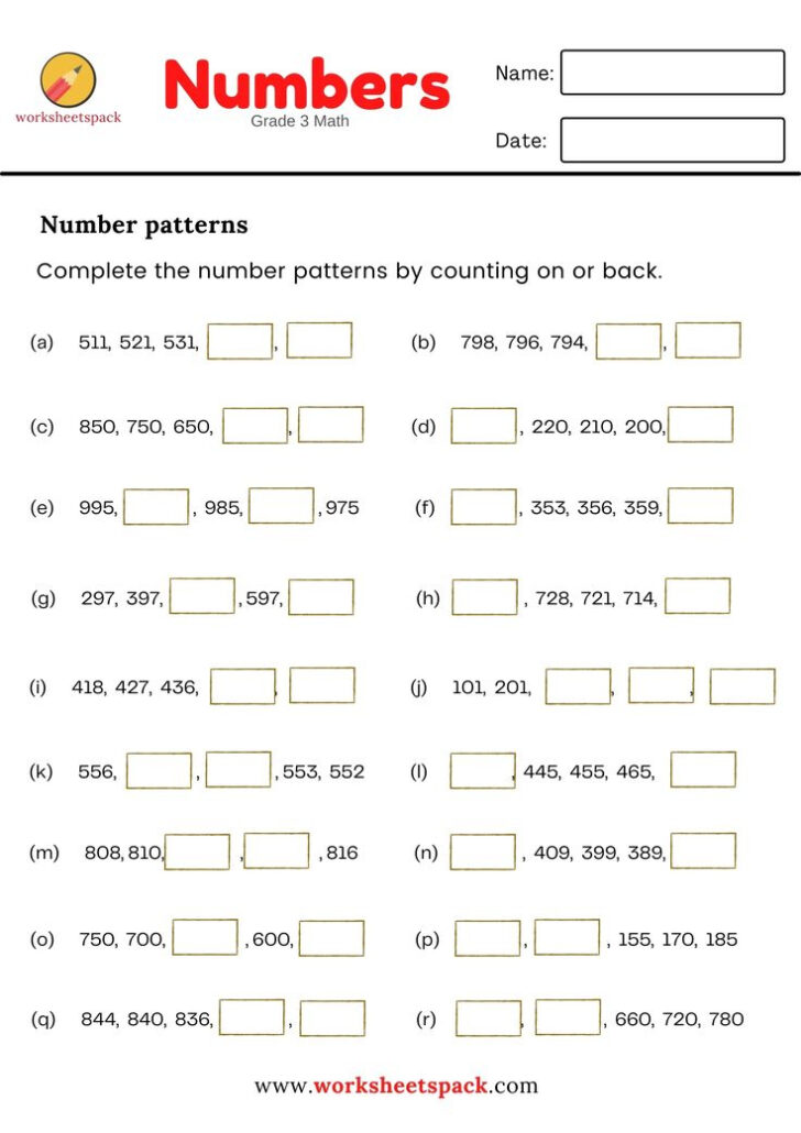 4th Grade Multiplication And Division Worksheets