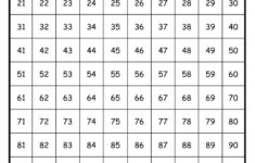 Number Sheet 1 100 To Print 100 Chart Printable Printable Numbers