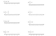 One Step Equations Multiplication And Division Worksheet Times Tables