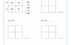Partial Products Multiplication Worksheets Times Tables Worksheets
