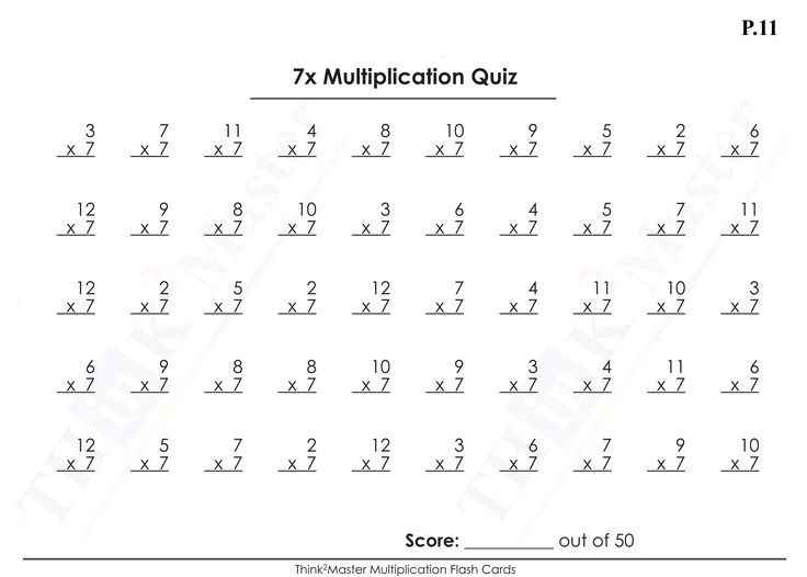 Pin On Free Printable Multiplication Worksheets And Answer Keys