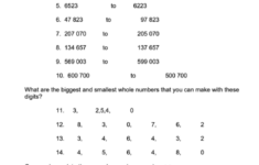 Place Value Worksheet 6 Digit Numbers Printable Pdf Download