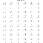 Practice Printable Multiplication 4th Grade Math Worksheets