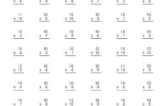 Practice Printable Multiplication 4th Grade Math Worksheets