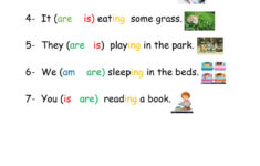 Present Continuous Grade 1 Worksheet