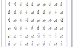 Printable 50 Multiplication Facts Test PrintableMultiplication
