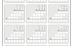 Printable 5th Grade Multiplication Worksheet 01